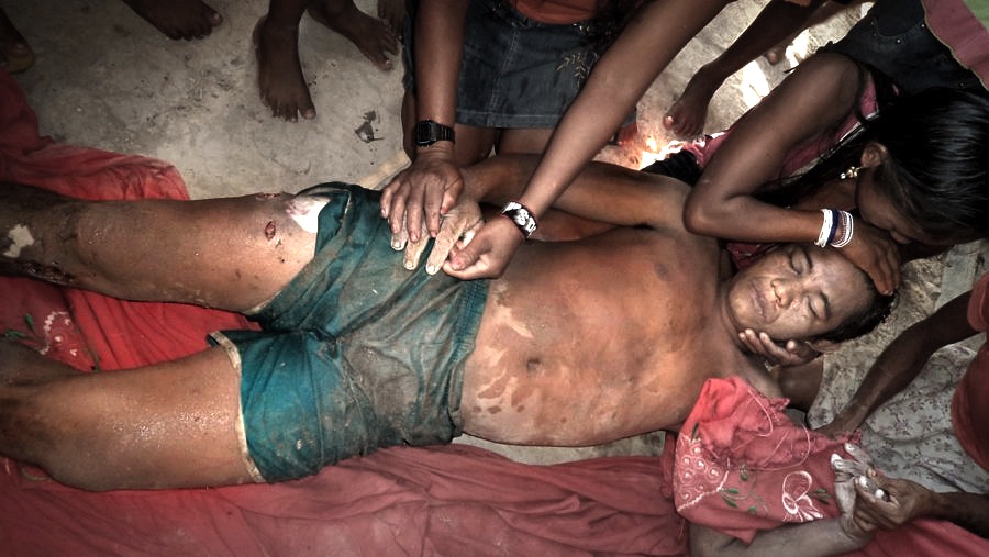 Adenilson Munduruku, assassinado pela Polícia Federal durante Operação Eldorado, em novembro de 2012
