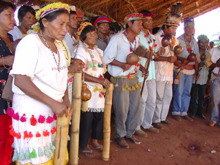 Comunidade Guarani Kaiowá, de Mato Grosso do Sul. Foto: CIMI