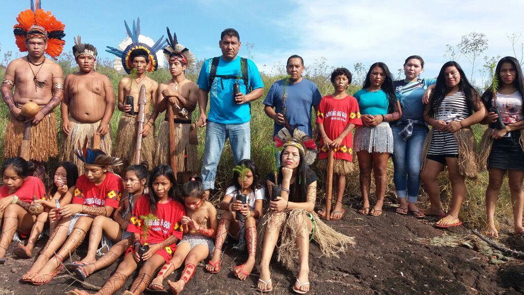 Mobilização envolveu mais de 500 indígenas da região sul. Foto: comunidade Kaingang